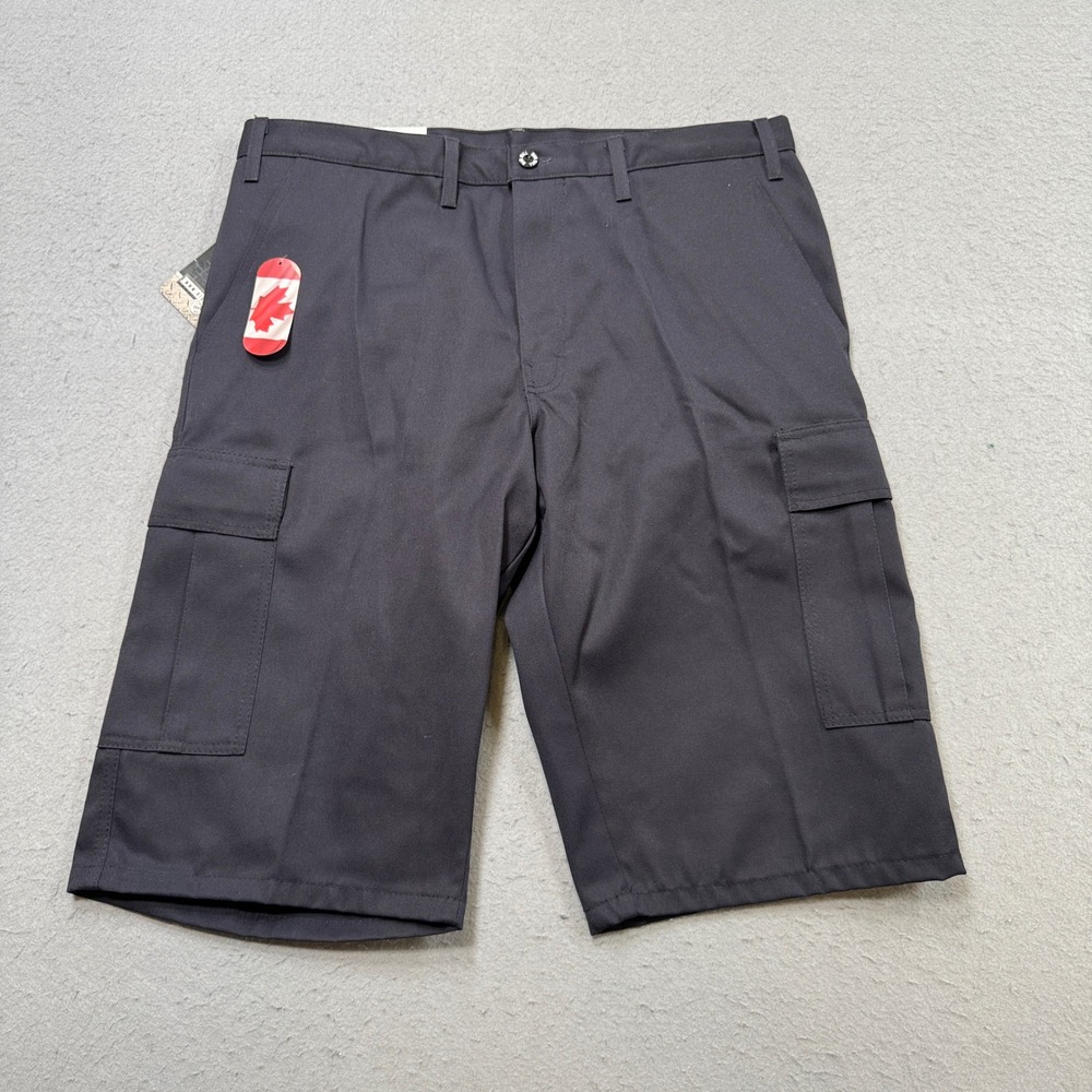 NEW Big Bill Cargo Shorts Men's 38x13 Black Relaxed Fit Utility Workwear Canada